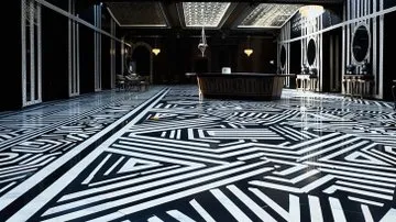 Monochrome Geometric Elegance - Пример 4