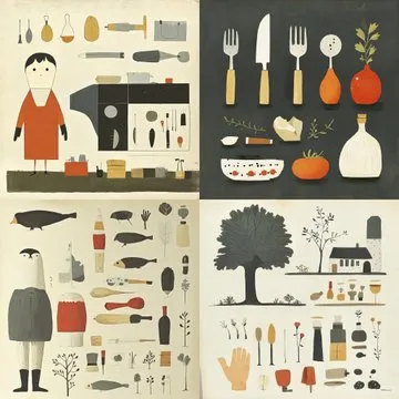 Whimsical Folklore Scene - Пример 3