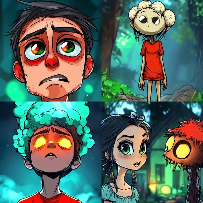 Whimsical Cartoon Fantasy - Пример 2