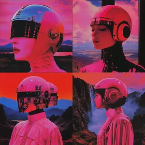 Retro Futuristic Portraits - Пример 3