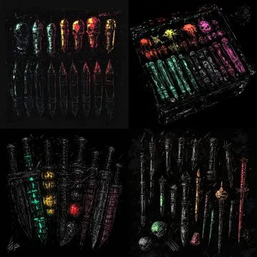 Dark Cyber-Gothic Portraits - Пример 3