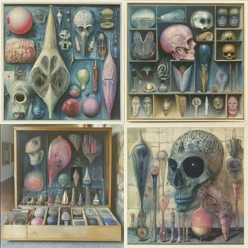 Surreal Bio-Mechanical Portraits - Пример 3