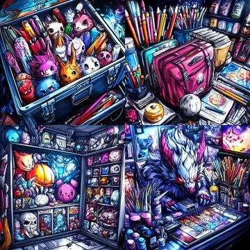 Vibrant Fantasy Surrealism - Пример 3