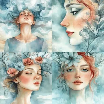 Dreamy Floral Portraits - Пример 2