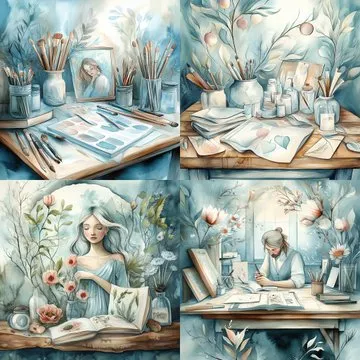 Dreamy Floral Portraits - Пример 3