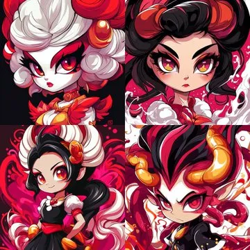 Vibrant Chibi Fantasy Art - Пример 2