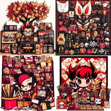 Vibrant Chibi Fantasy Art - Пример 3