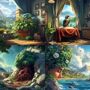 Surreal Nature Harmony - Пример 1