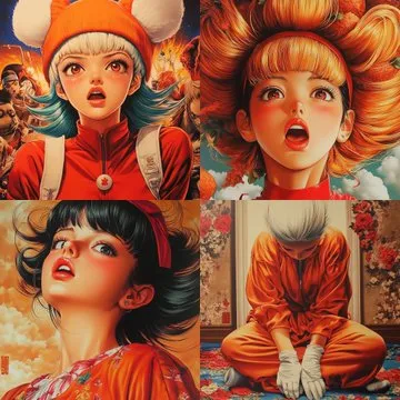 Vivid Pop Art with Surreal Emotions - Пример 1