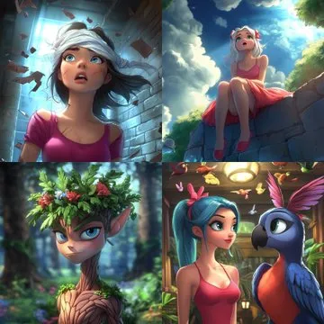 Vibrant Fantasy Dreamscape - Пример 1