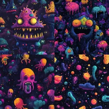 Psychedelic Cosmic Horror - Пример 1