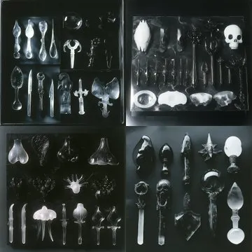 Surreal Monochrome Elegance - Пример 3