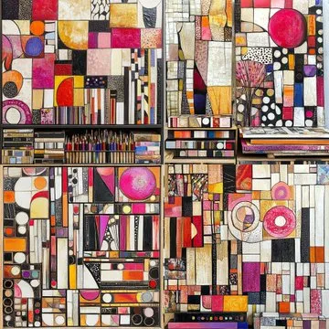 Cubist Elegance - Пример 3