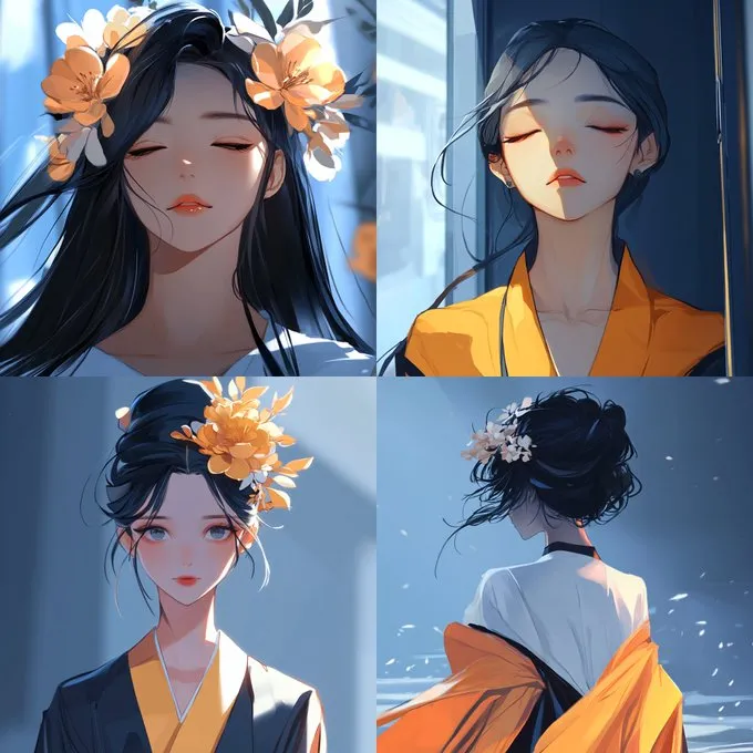 Serene Floral Elegance - Пример 2