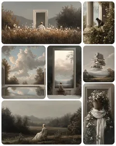 Serene Floral Elegance - Пример 3