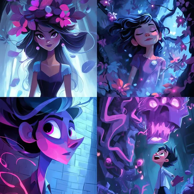 Vibrant Dreamy Cartoon Style - Пример 2