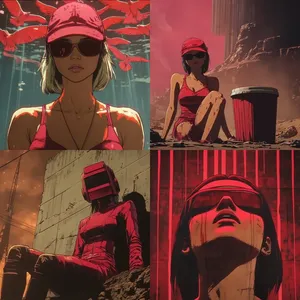 Vibrant Abstract Portraits - Пример 4