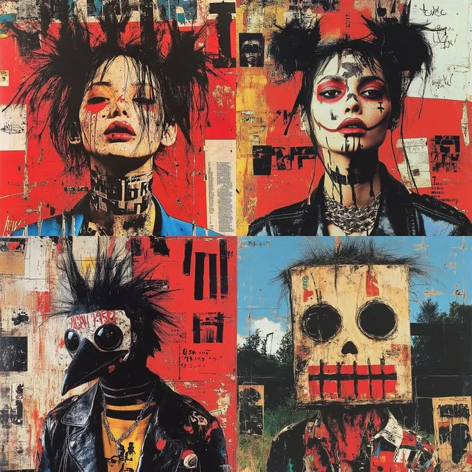 Abstract Punk Pop Art - Пример 2