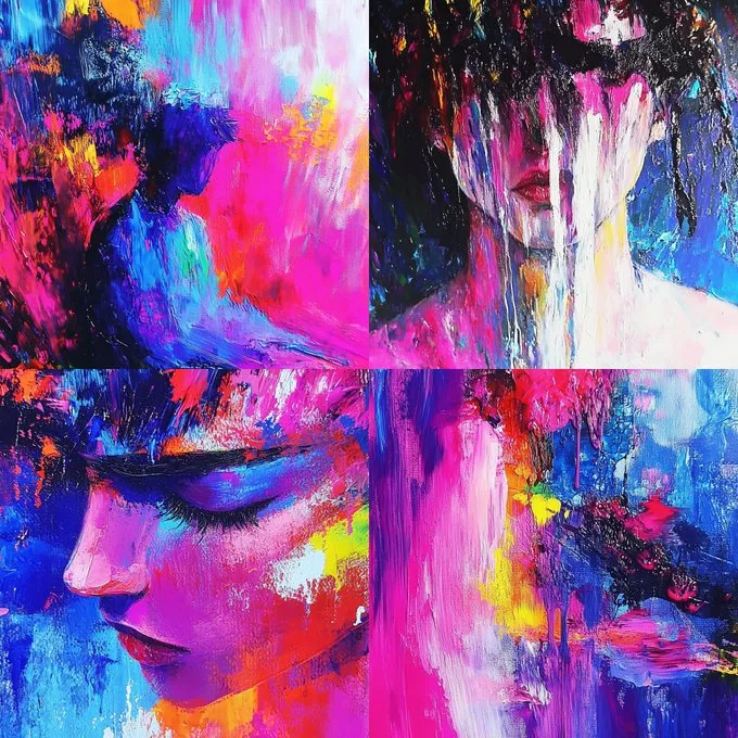 Vibrant Expressionist Portraiture - Пример 2