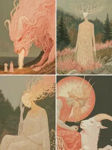 Serene Floral Abstract - Пример 4