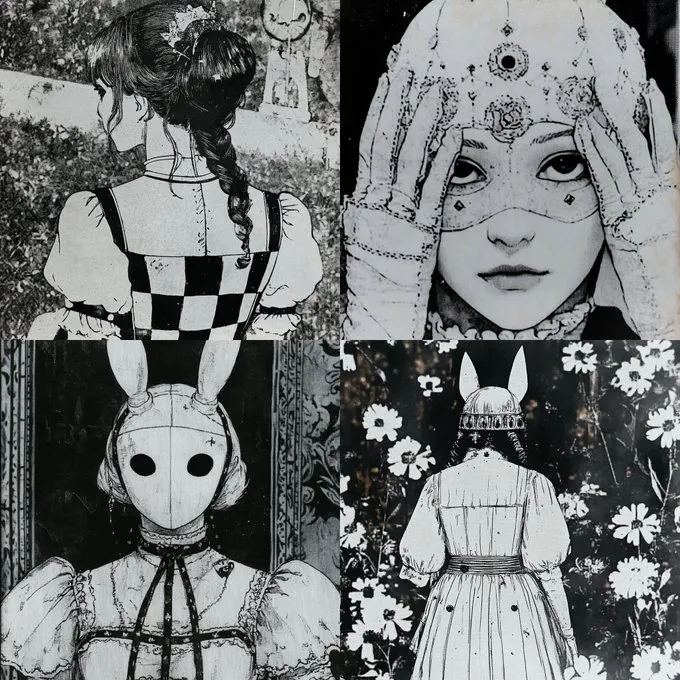 Surreal Gothic Illustration - Пример 2