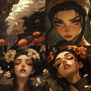 Sculptural Elegance with Metallic Surrealism - Пример 4