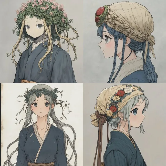 Ethereal Anime Portraits - Пример 2