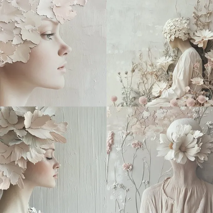 Ethereal Floral Elegance - Пример 2