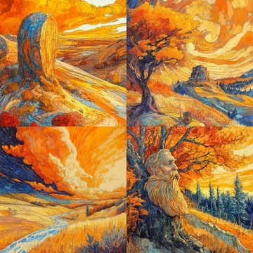 Surreal Autumnal Fantasy - Пример 1