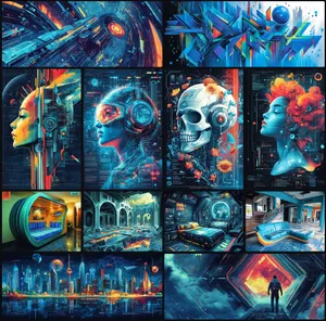 Futuristic Pastel Fantasy - Пример 3