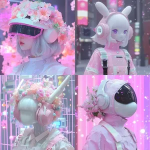Futuristic Pastel Fantasy - Пример 1
