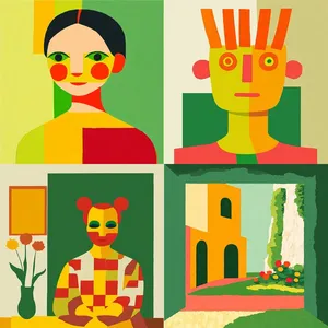 Surreal Renaissance Figures - Пример 3