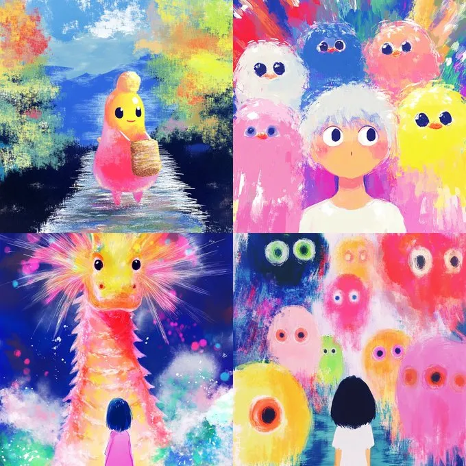 Vibrant Whimsical Fantasy - Пример 2