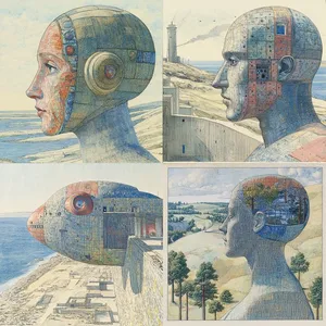 Vibrant Surrealism Fusion - Пример 3