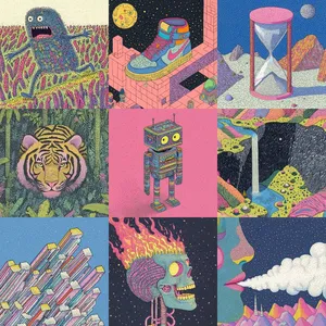 Dynamic Motion in Monochrome - Пример 4