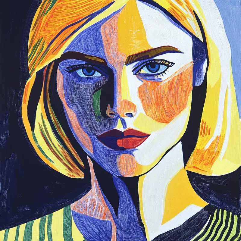 Ethereal Geometric Nightscape - Пример 3