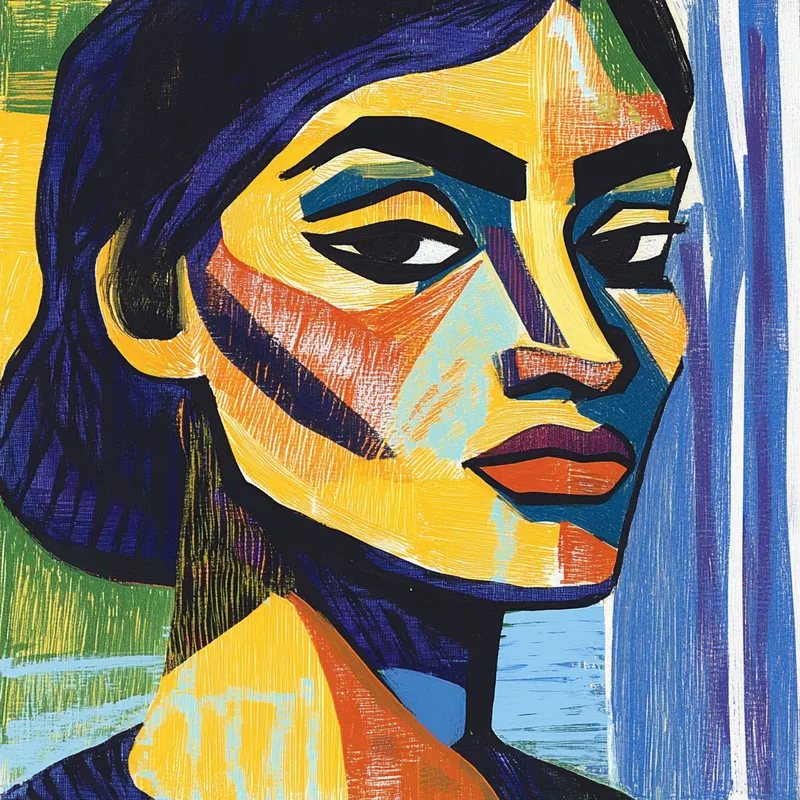 Ethereal Geometric Nightscape - Пример 4