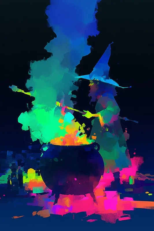 Vibrant Halloween Specter - Пример 3