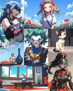 Vibrant Anime Compilation - Пример 1