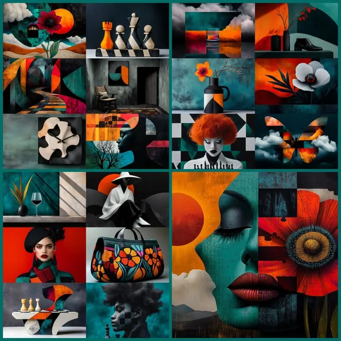 Bold Surreal Collage - Пример 2