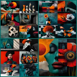 Bold Surreal Collage - Пример 1