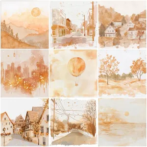 Dreamy Watercolor Landscape Collection - Пример 1