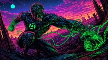 Neon Comic Energy - Пример 2