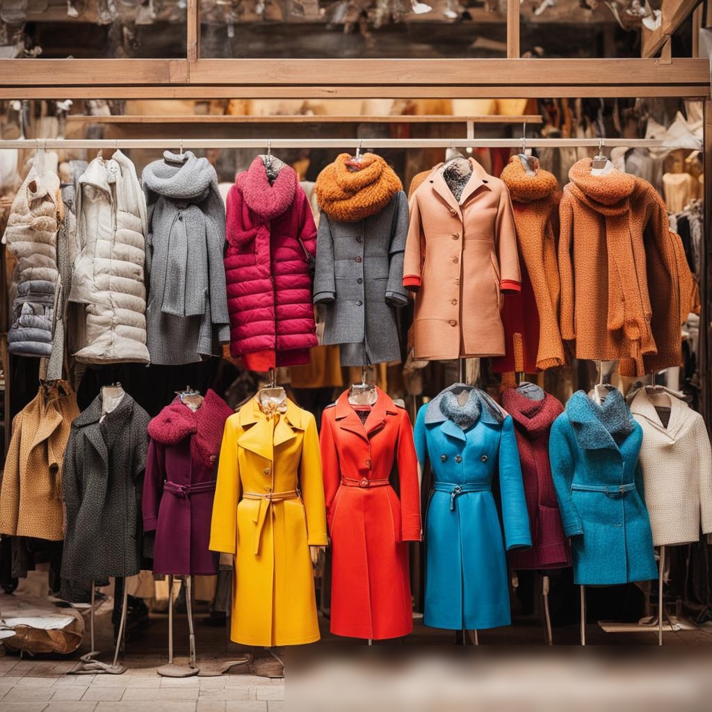 Цветастое изображение различных сезонных предметов одежды — Скачать изображение - Пример 3