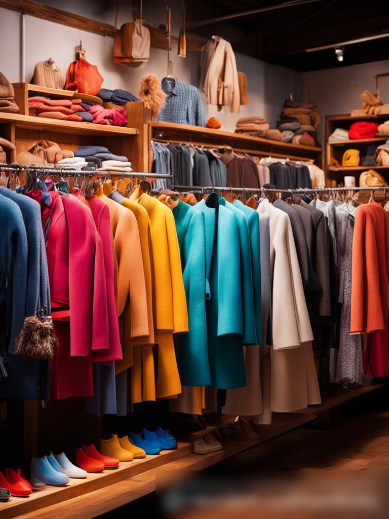 Цветастое изображение различных сезонных предметов одежды — Скачать изображение - Пример 5