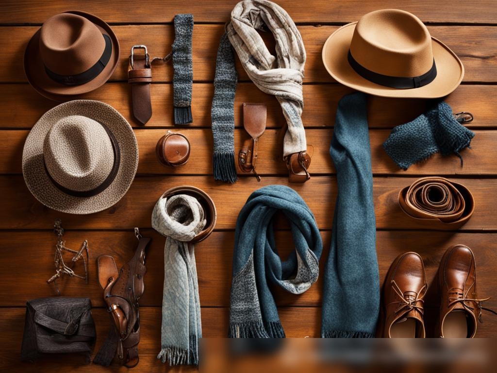 Художественное изображение аксессуаров и предметов одежды в композиции flat lay — Скачать изображение - Пример 4