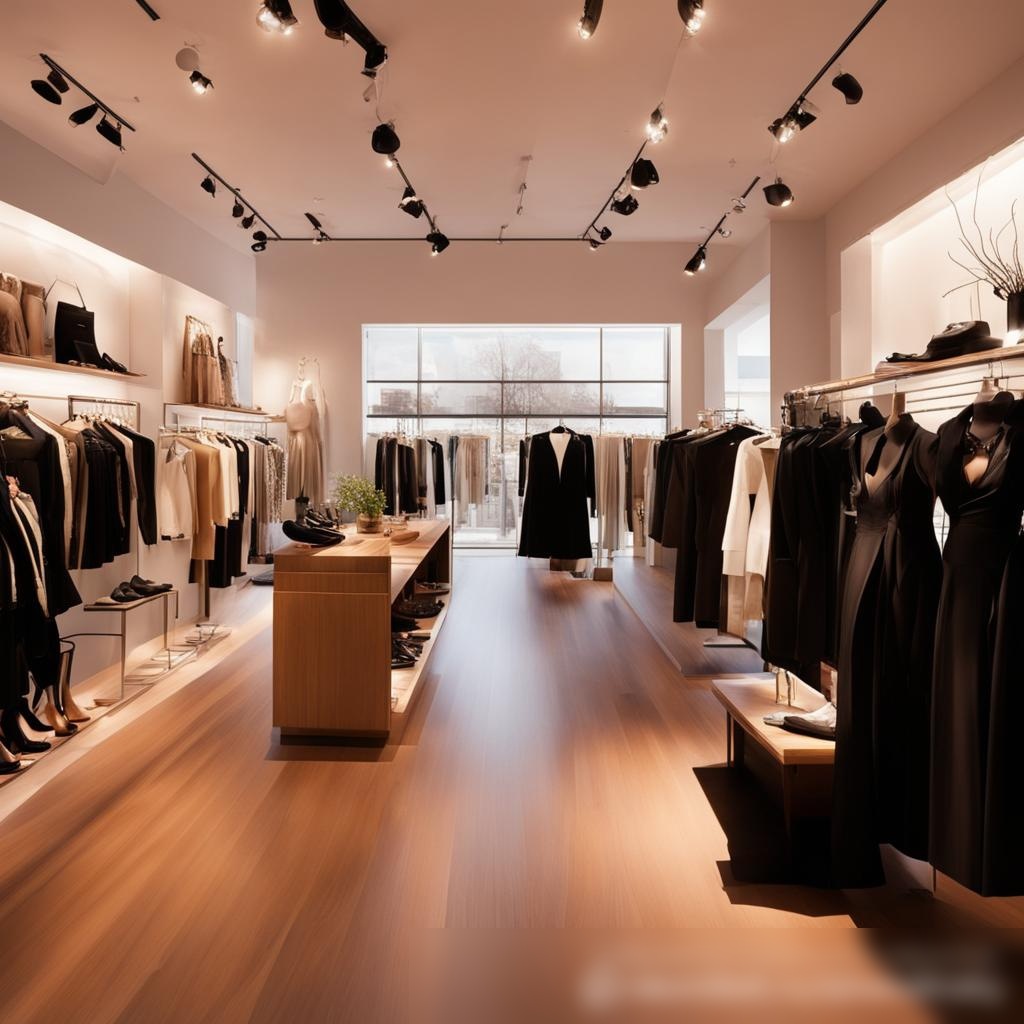 Интерьер шикарного бутика модной одежды - Пример 3