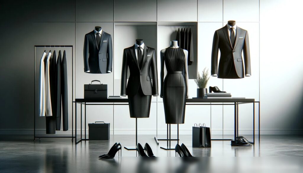 Минималистичное изображение деловой и официальной одежды - Пример 1