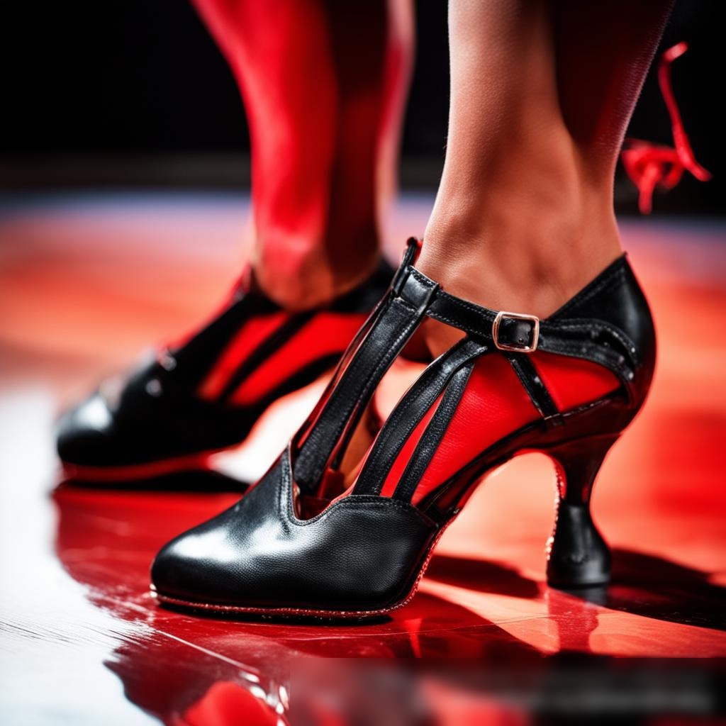 Изображение профессиональной латинской танцевальной обуви - Пример 3