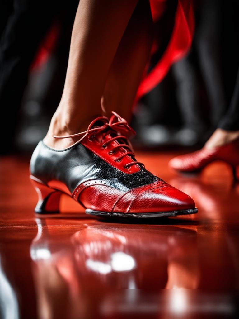 Изображение профессиональной латинской танцевальной обуви - Пример 5